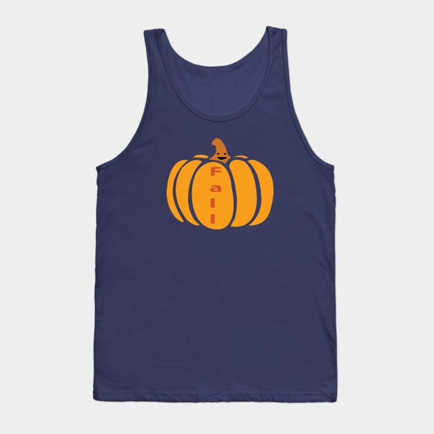Fall season with pumpkin Tank Top by IN VOGUE By-Siya